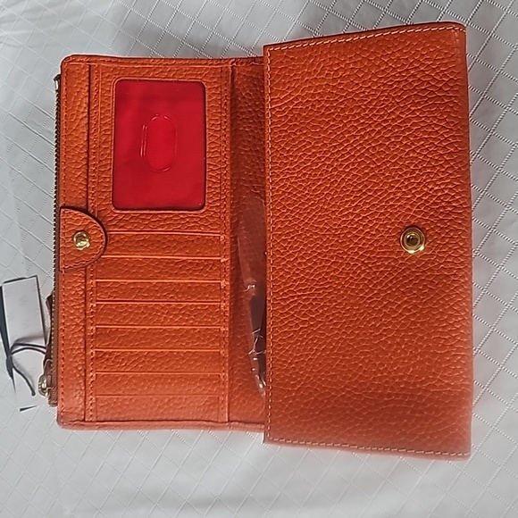 Dooney & Bourke Pebble Grain Foldover Wallet - Picture 3 of 8